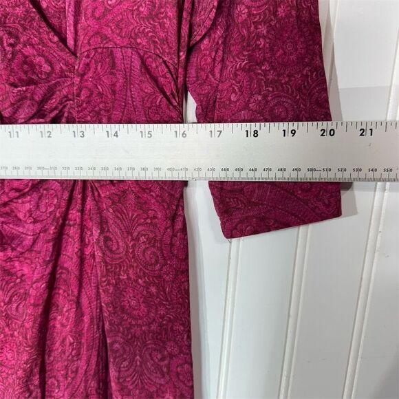 Soft Surroundings Women's PXL V-Neck Maxi Dress Tapestry Multicolor - Picture 4 of 9